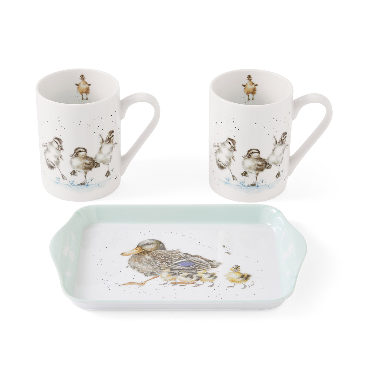 Wrendale Designs Mug & Tray Set (Just Hatched) image number null